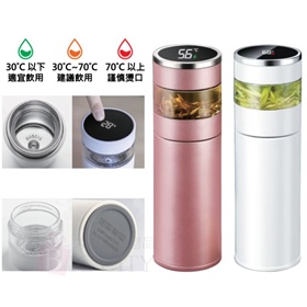 316智能茶水分離保溫瓶