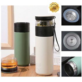 304茶水分離真空保溫杯