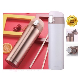 彈蓋真空保溫杯