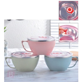 糖果色隔熱湯碗700ml