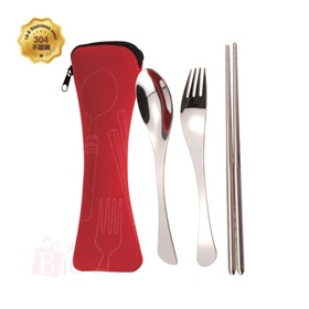 304餐具3件組附潛水布套