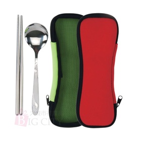 透氣潛水包2件餐具組