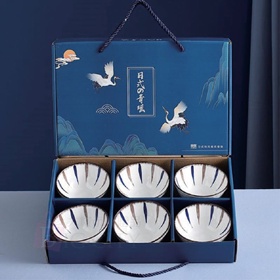 日式六入陶瓷碗組