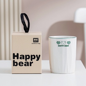 熊讚陶瓷杯2入禮盒