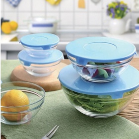玻璃保鮮碗5入組