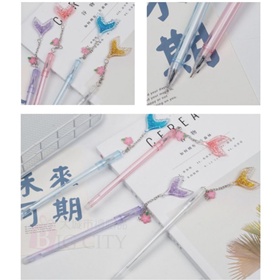 卡通吊飾中性筆