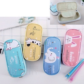 卡通PU皮筆袋