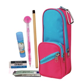 雙色文具筆袋組