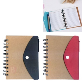 信封環保筆記本+筆