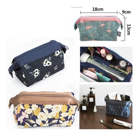 立體花紋化妝收納包