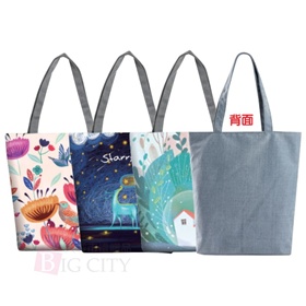 客製化彩色噴印帆布揹袋