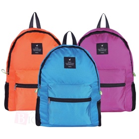 菱格紋摺疊揹包