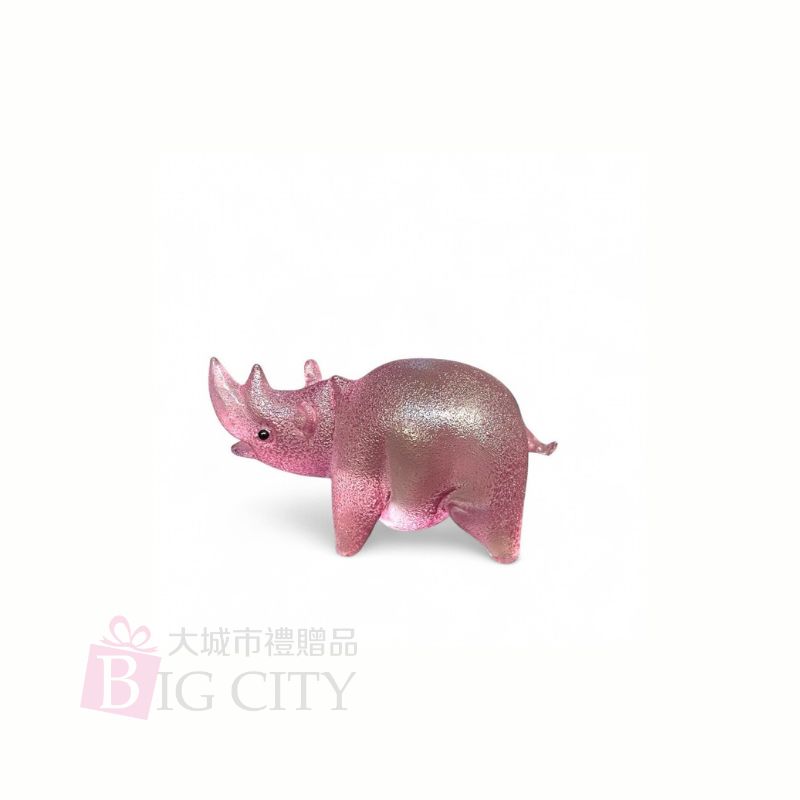 犀牛帶財、厚德載富 | 玻璃典藏藝術擺件