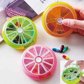 漾彩旋轉藥丸盒