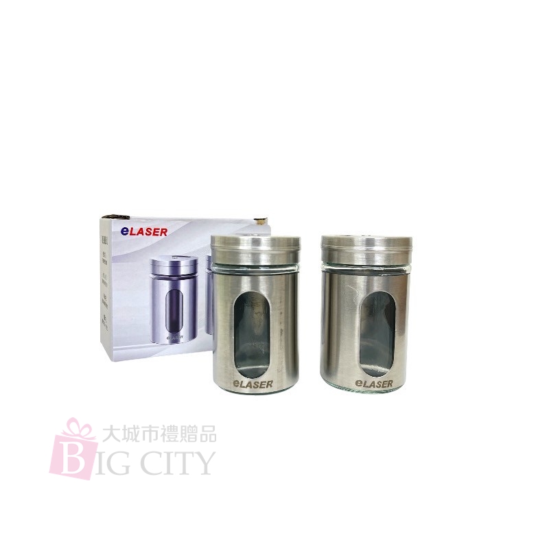客製化禮贈品-不銹鋼玻璃調味罐 大.中.小 三洞口可調 (90mlX2)