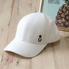 鳳梨葉纖維帆布鴨舌帽